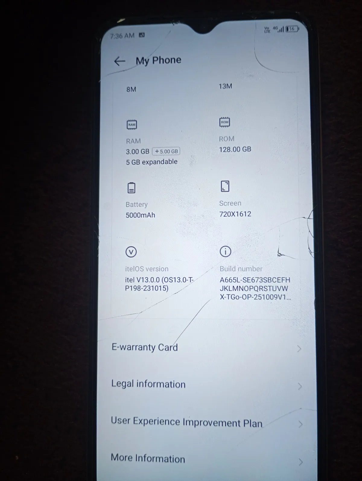 Itel A70 3gb RAM 128gb ROM - Image 3