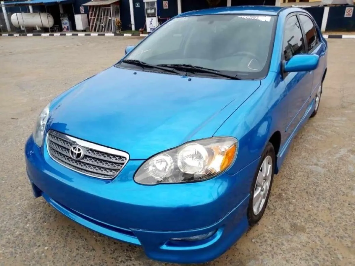 Toks 2007 Toyota Corolla Sport, Blue Color - Image 4