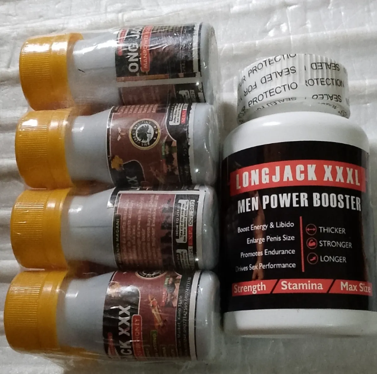 Longjack XXXL Manpower Booster Honey for Penis Enlargement -8bottles - Image 3