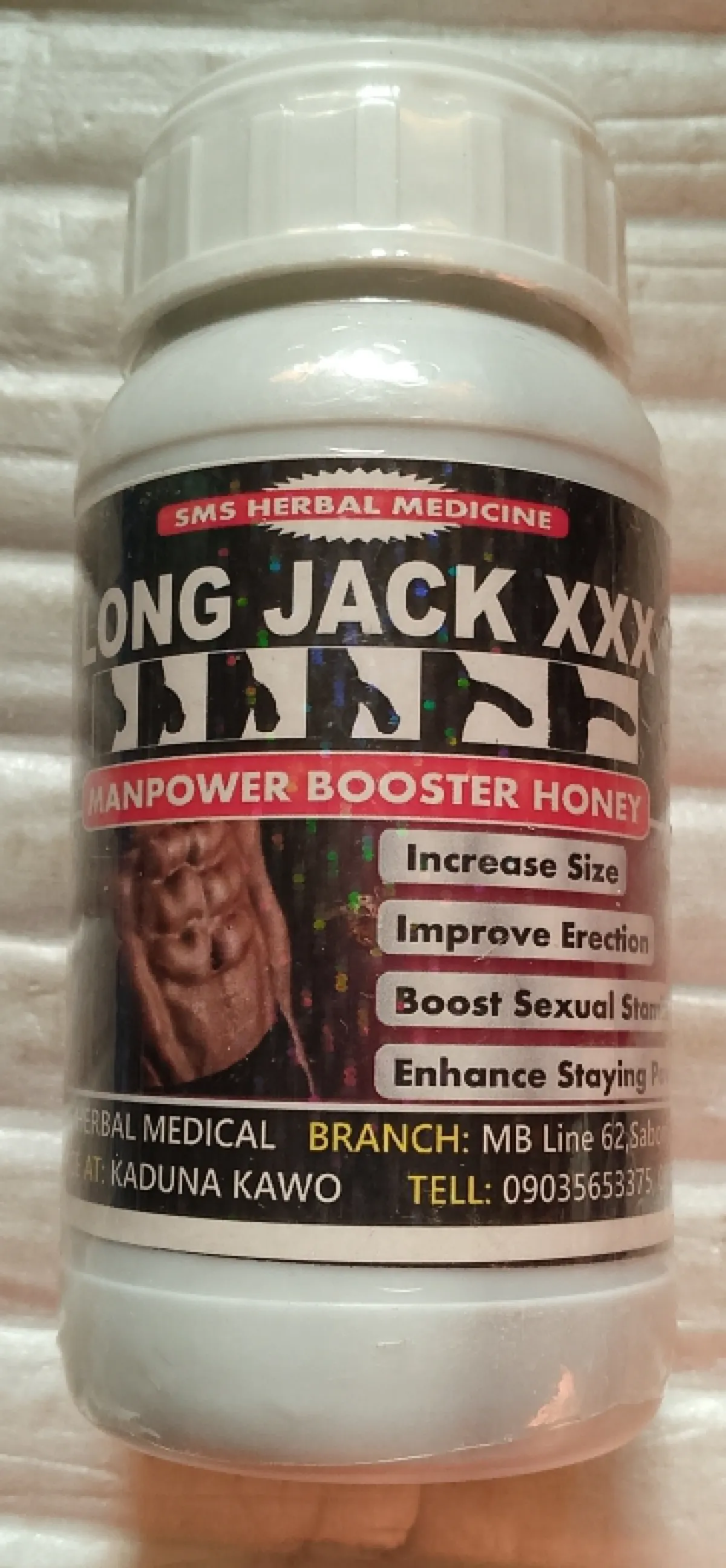 250ml Longjack XXXL Manpower Booster Honey for Penis Enlargement - Image 1