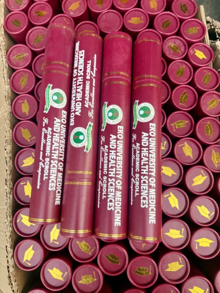 University coronation scroll