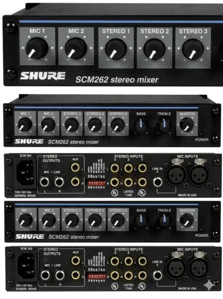 Shure Audio Mixer