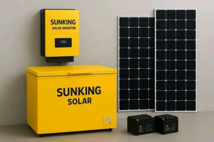 Single Door Sunking Solar Freezer