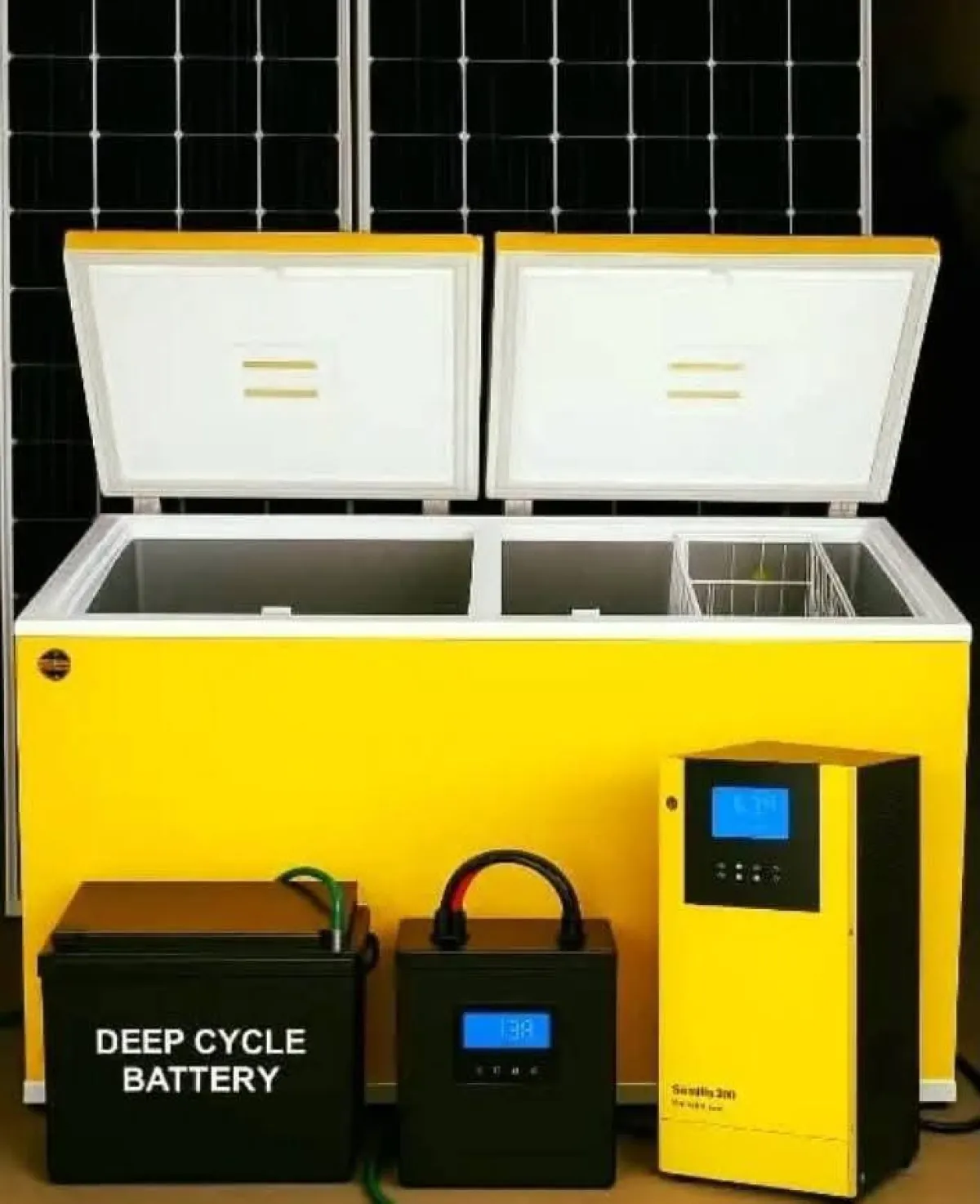 ( 2 ) Doors sunking solar Deep Freezer - Image 3