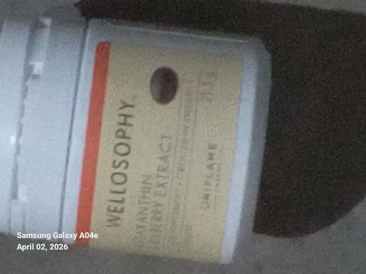 wellosophy Astaxanthin and bilberry extract - Image 1