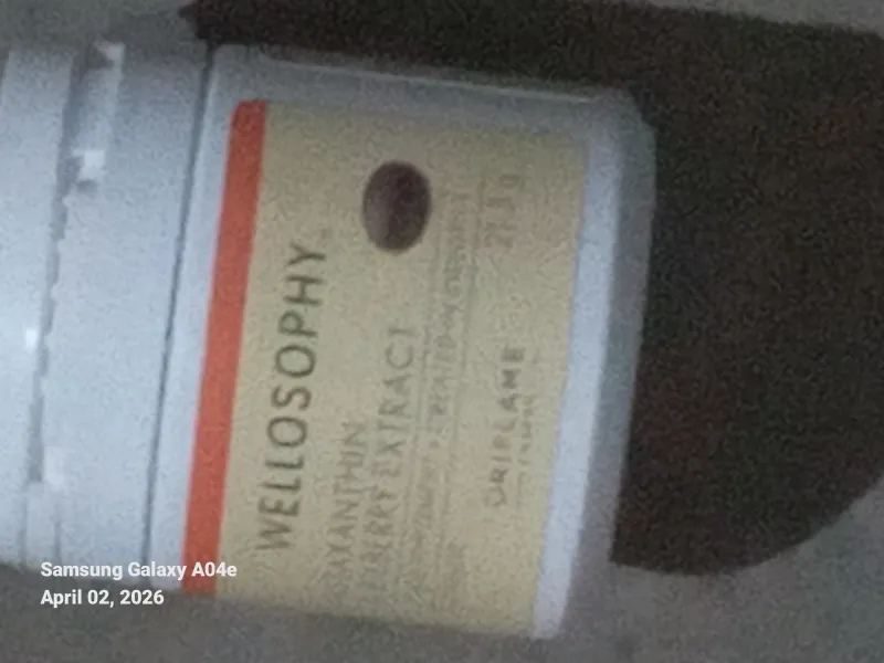 wellosophy Astaxanthin and bilberry extract