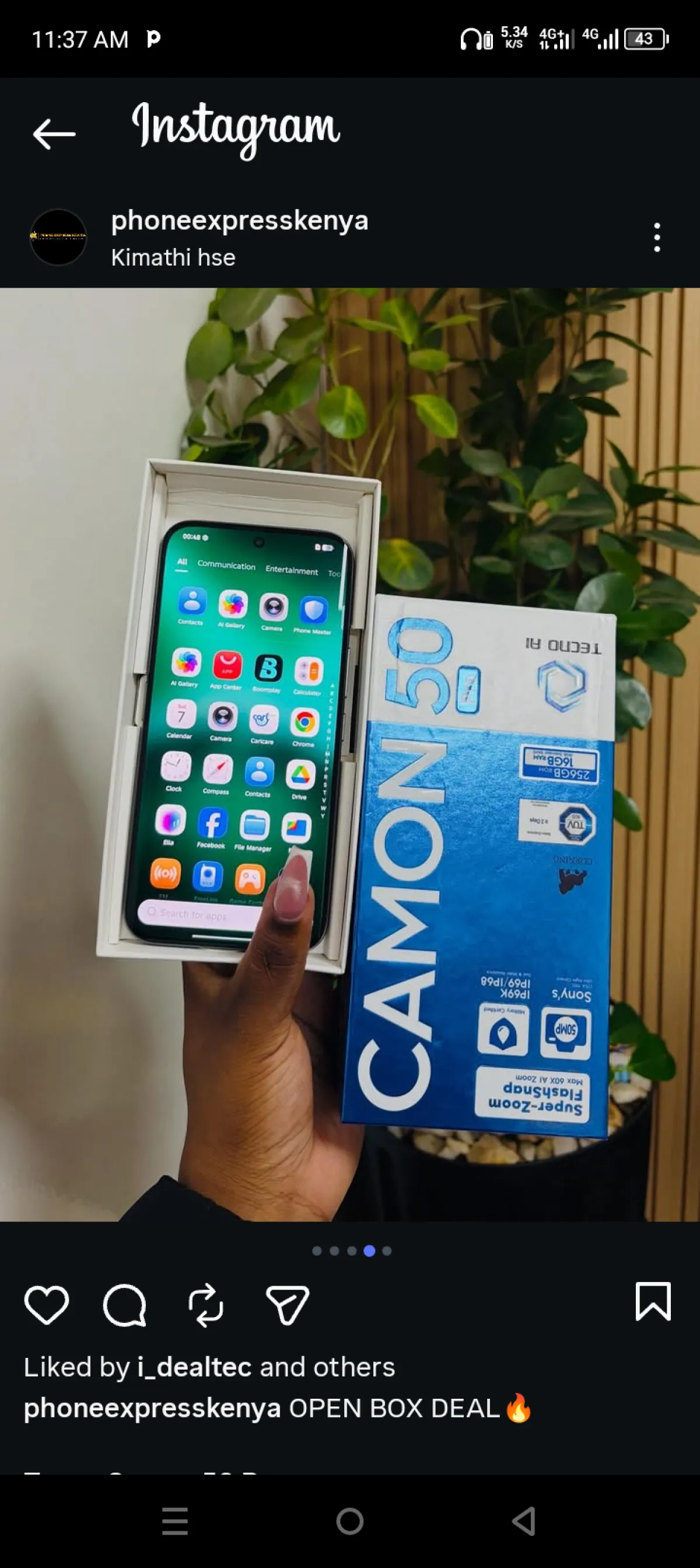 Tecno camon 50 new series is available for sale - Image 2