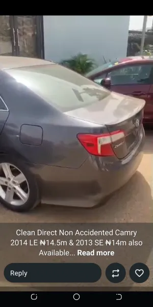 Camry 2014 LE and 2013 SE