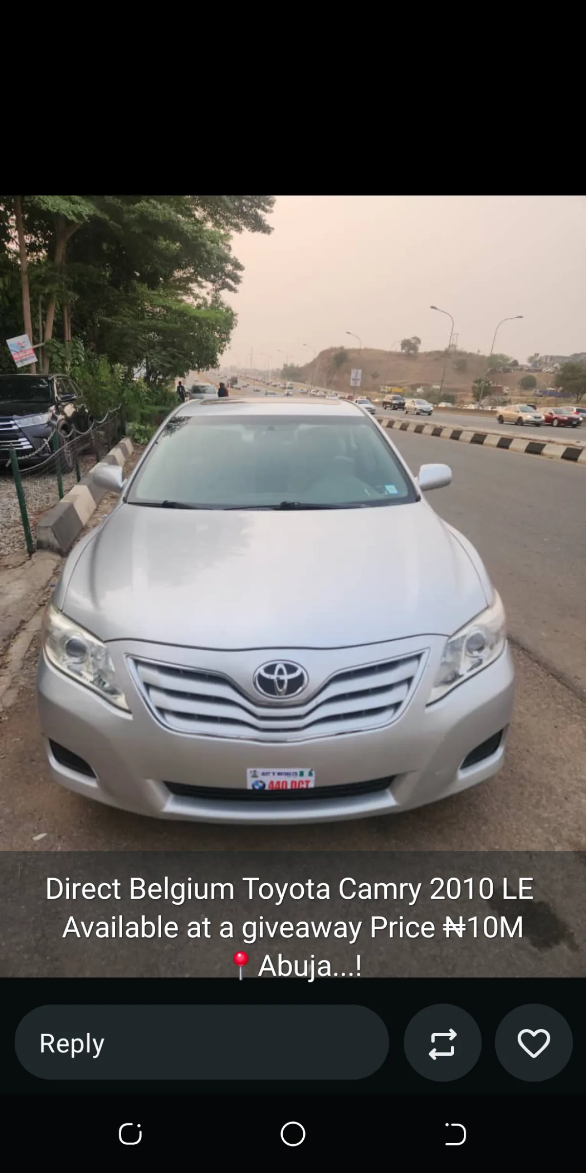 Toyota Camry 2010 le - Image 1