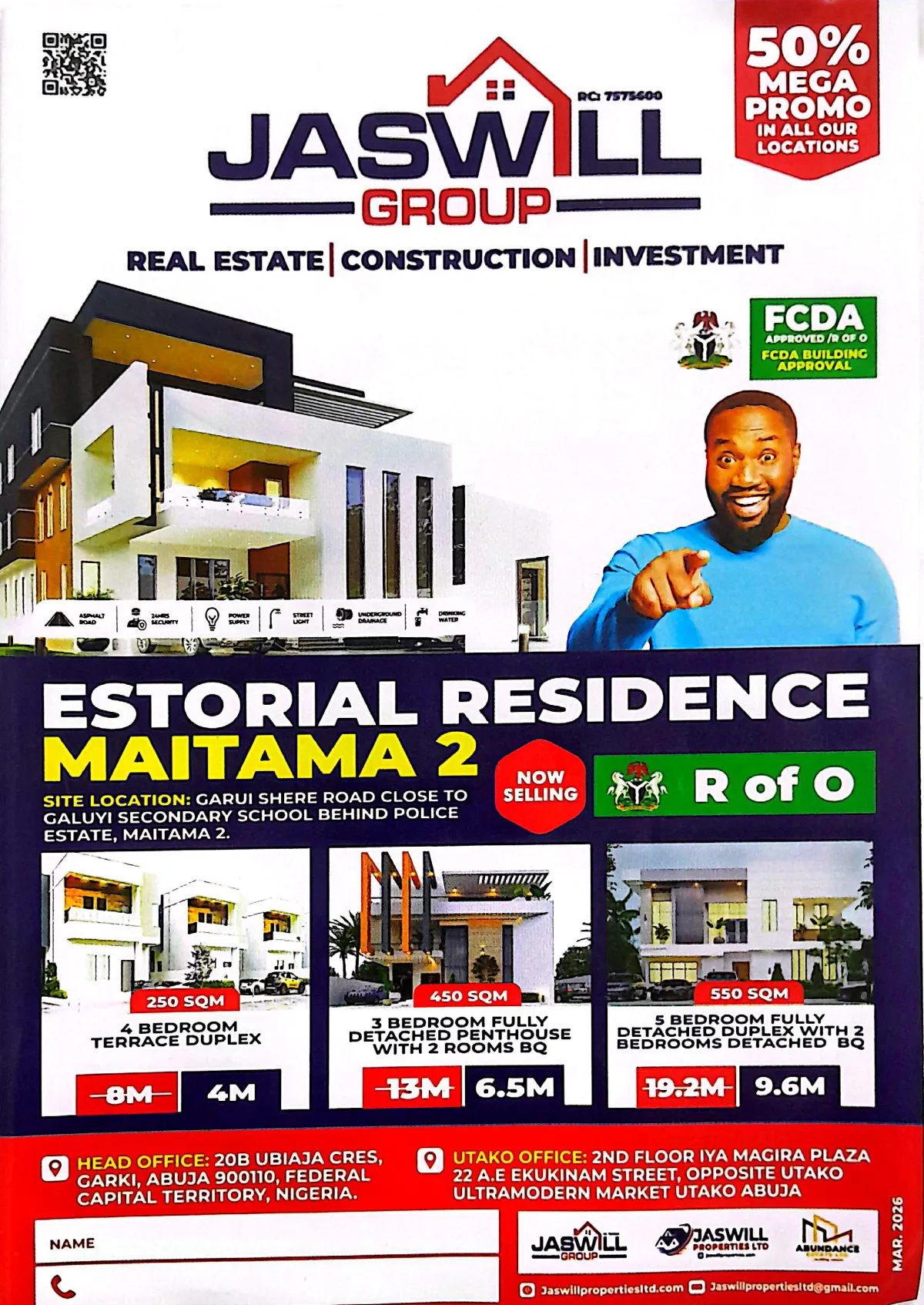 4Bed Semi-Detached Duplex Land Maitama II Abuja - Image 3