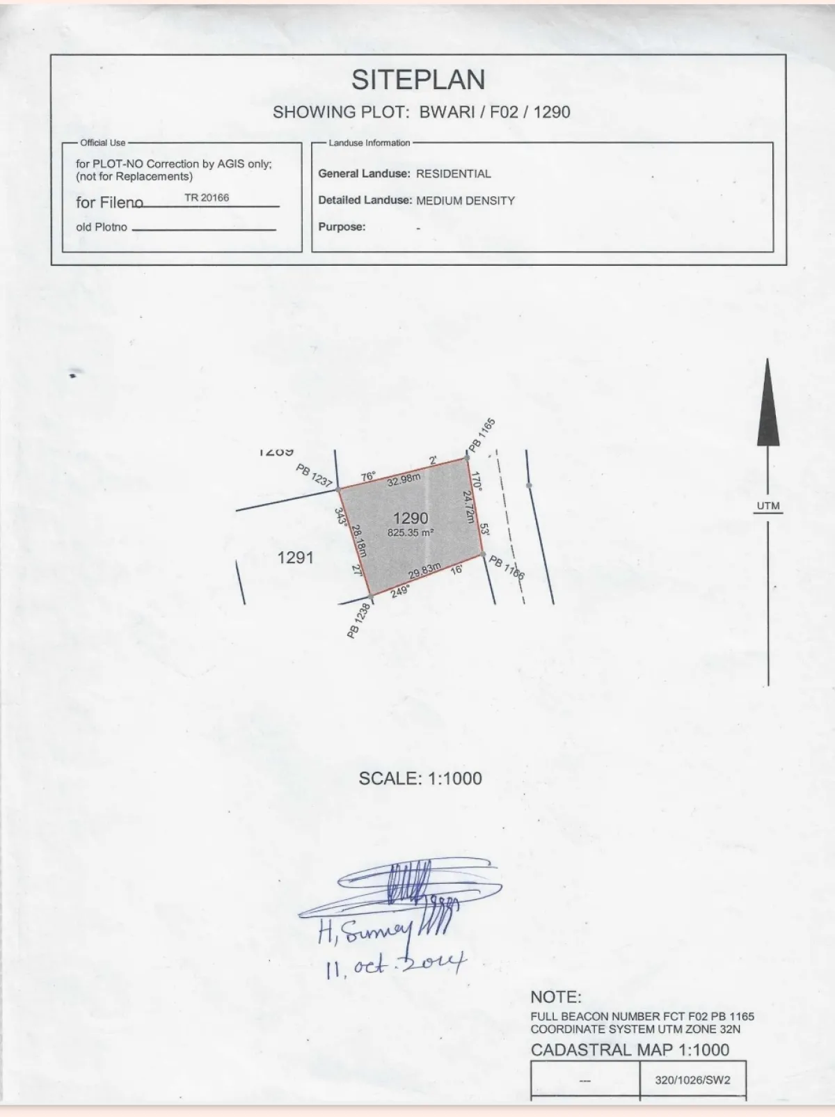 Fenced 825sqm C of O Plot, Opposite Arab Contractors Site, Bwari Abuja - Image 2