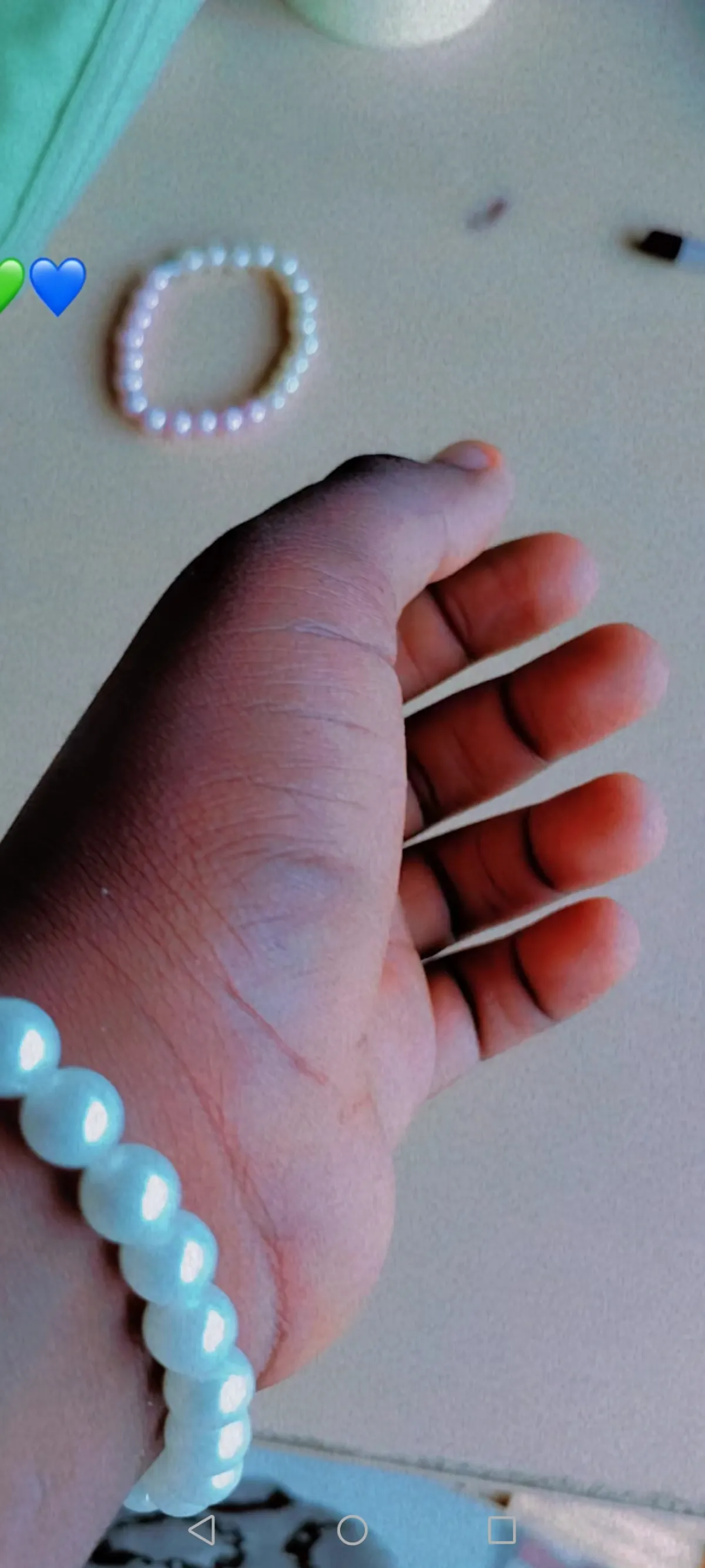 Pearl flower bracelet - Image 1