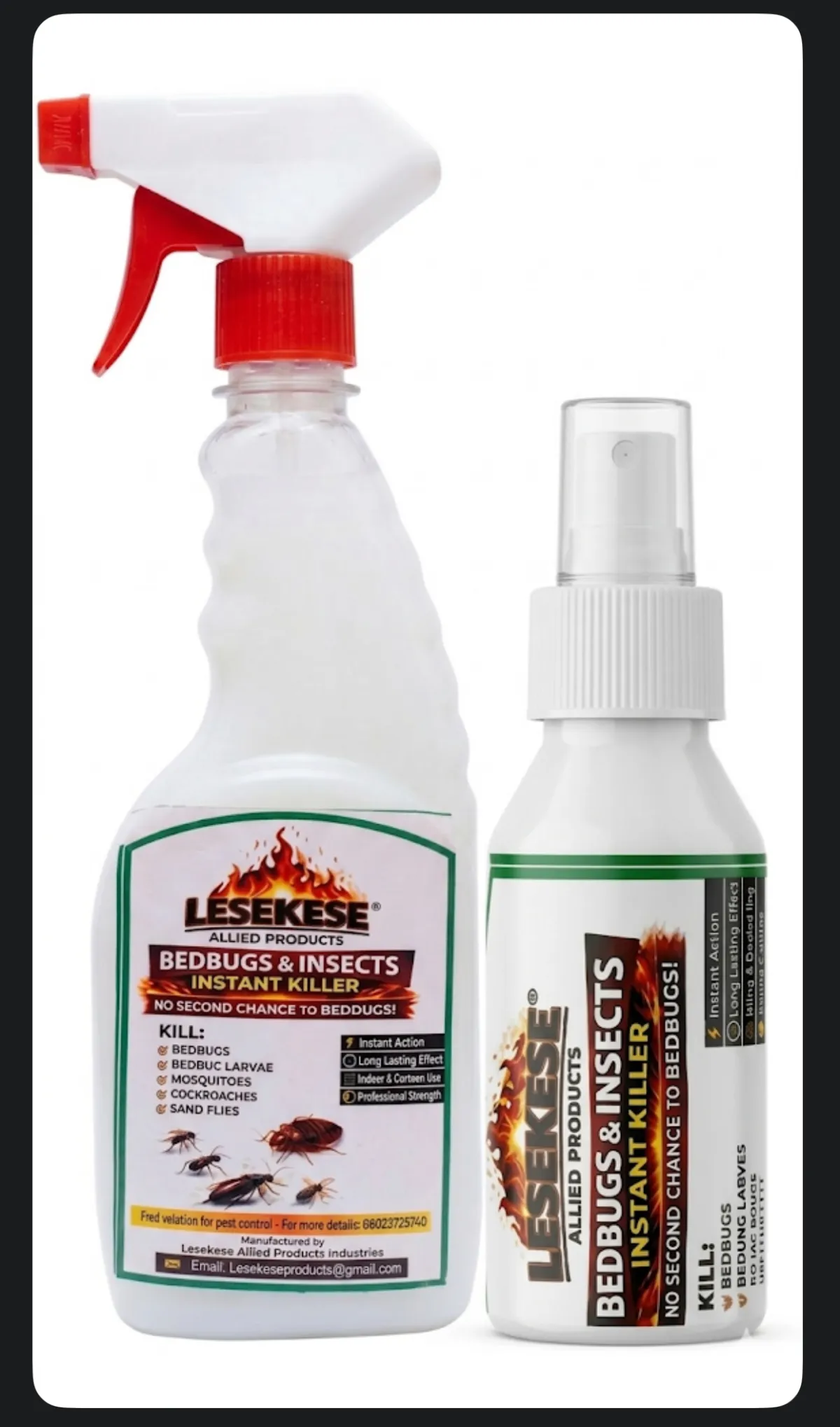 Lesekese Bedbug and Cockroach instant killer - Image 3