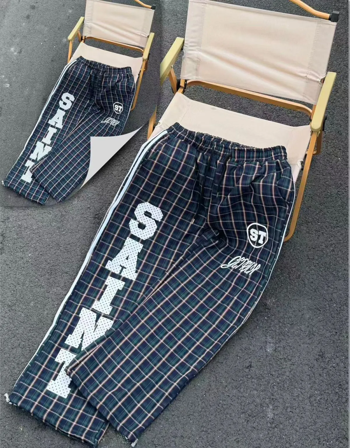 Wool checker joggers - Image 10