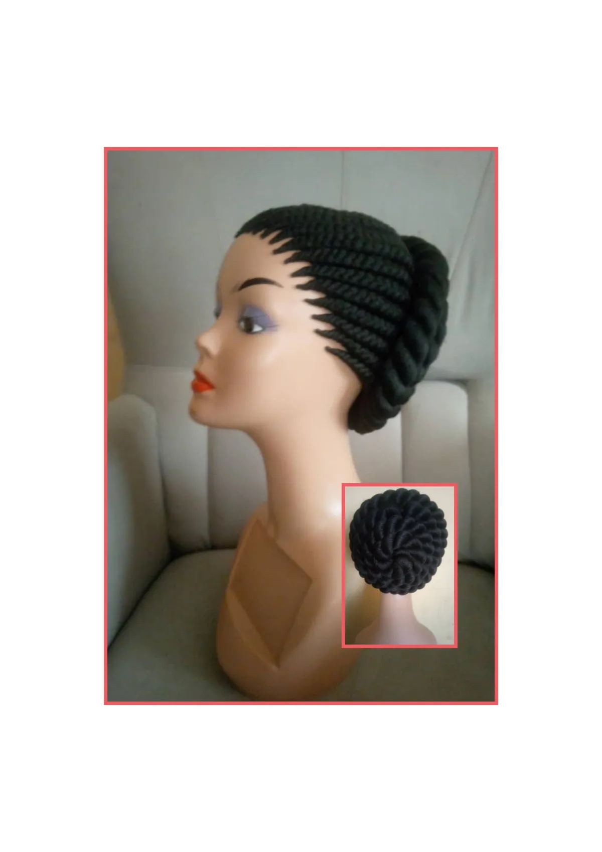 Glueless and realistic braided wigs - Image 2
