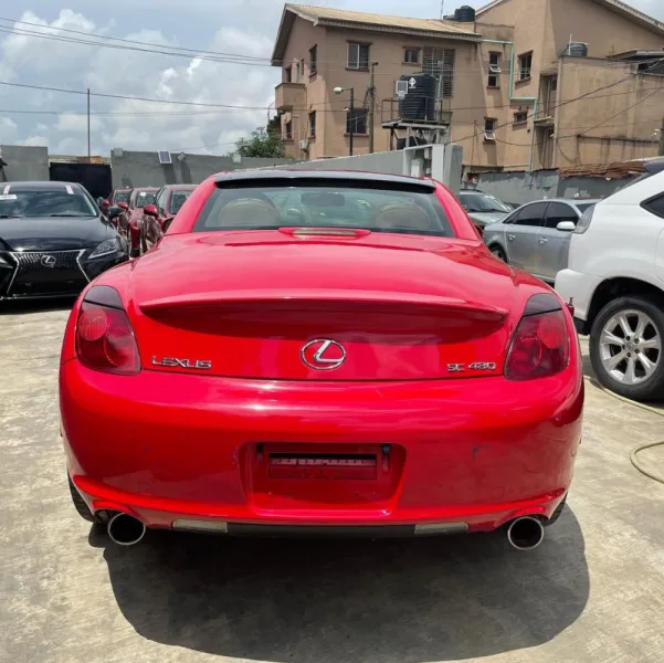 Neatly Used 2005 Lexus SC430 Red