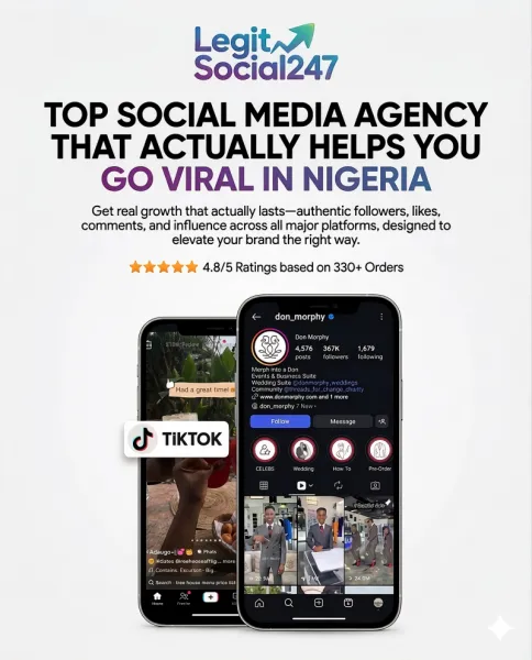 Go BIG or VIRAL in Nigeria across major social platforms.