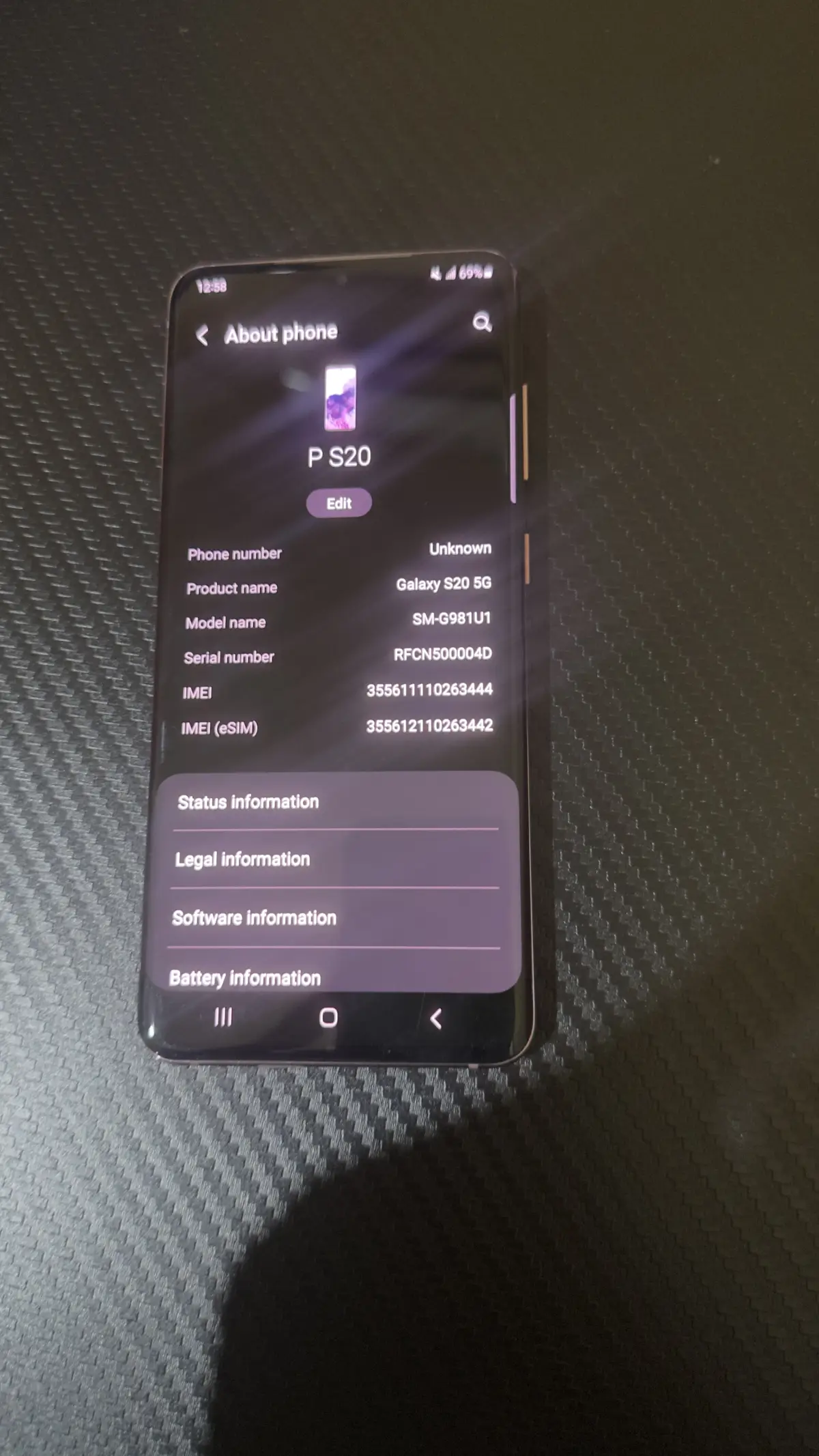 Samsung Galaxy S20 5G - Image 4