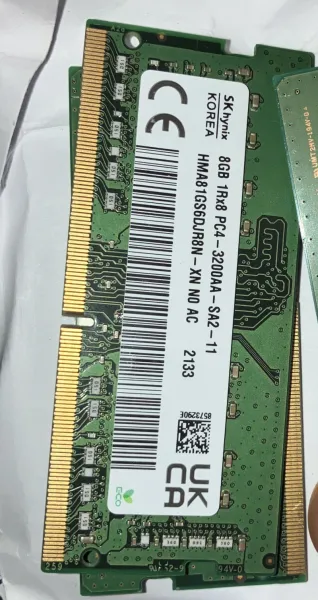 8gb DDR4 RAM 3200mhz