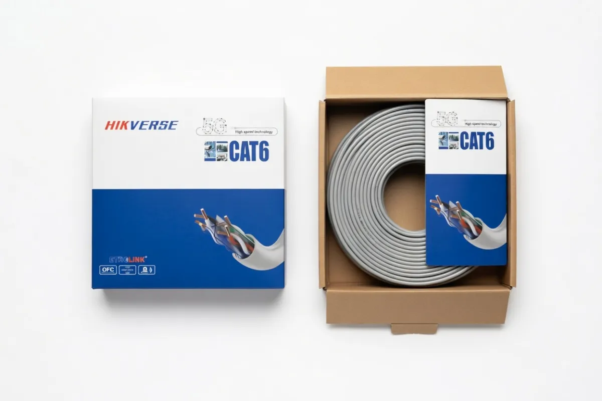 NW-CAT6 UTP-CCA Grey 305 F. m HIKEVERSE - Image 3