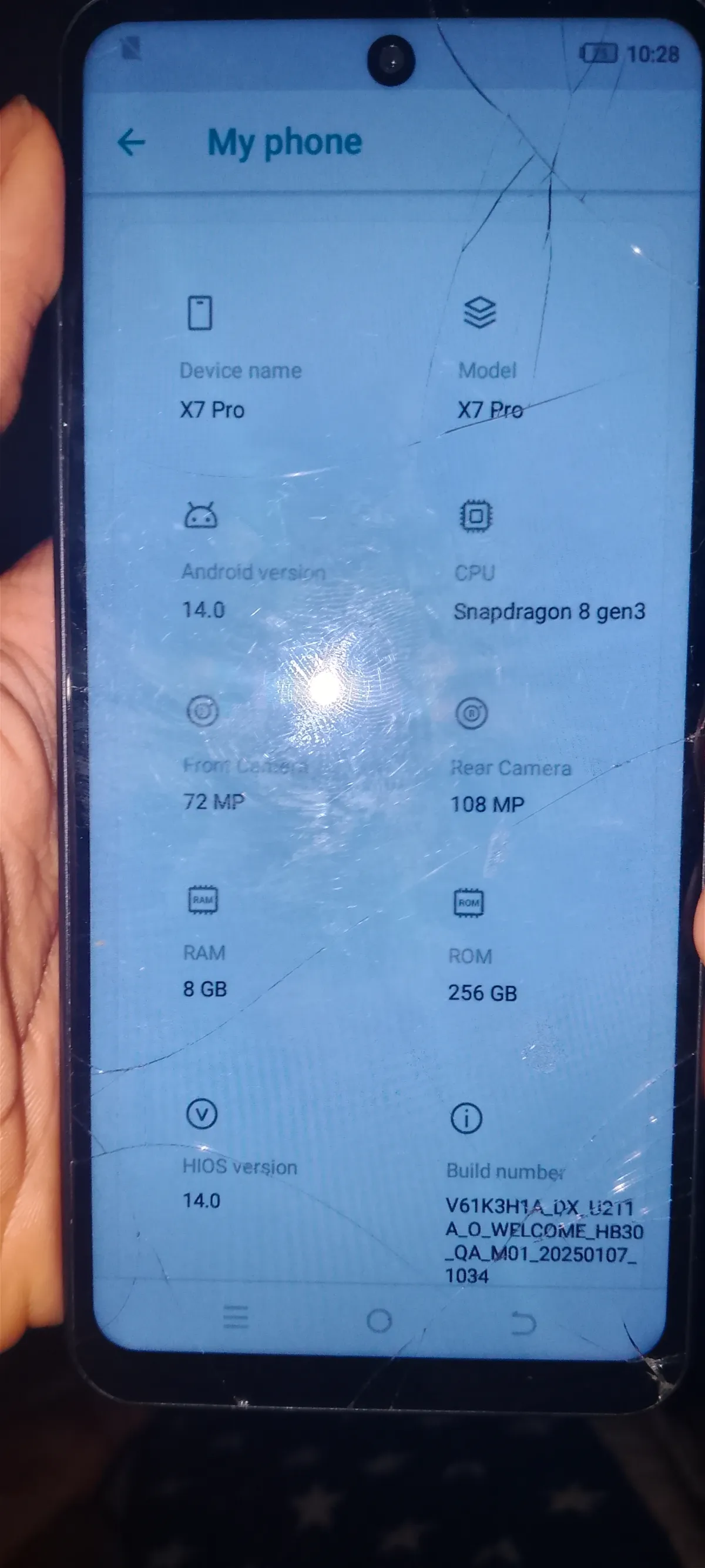 Android (X7 Pro Design) 8GB RAM 256GB - Image 2