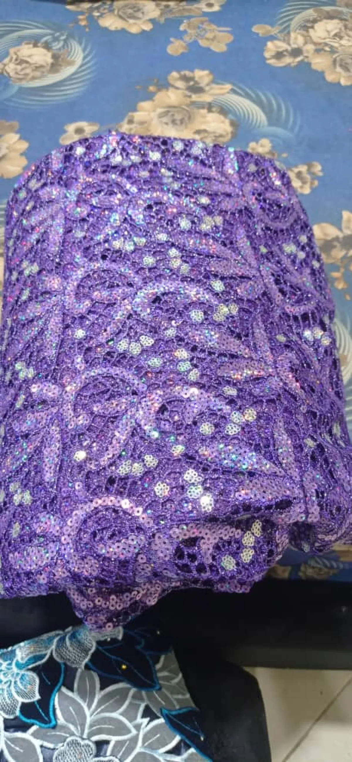 Dazzling Sequin Guipure Lace - Image 2