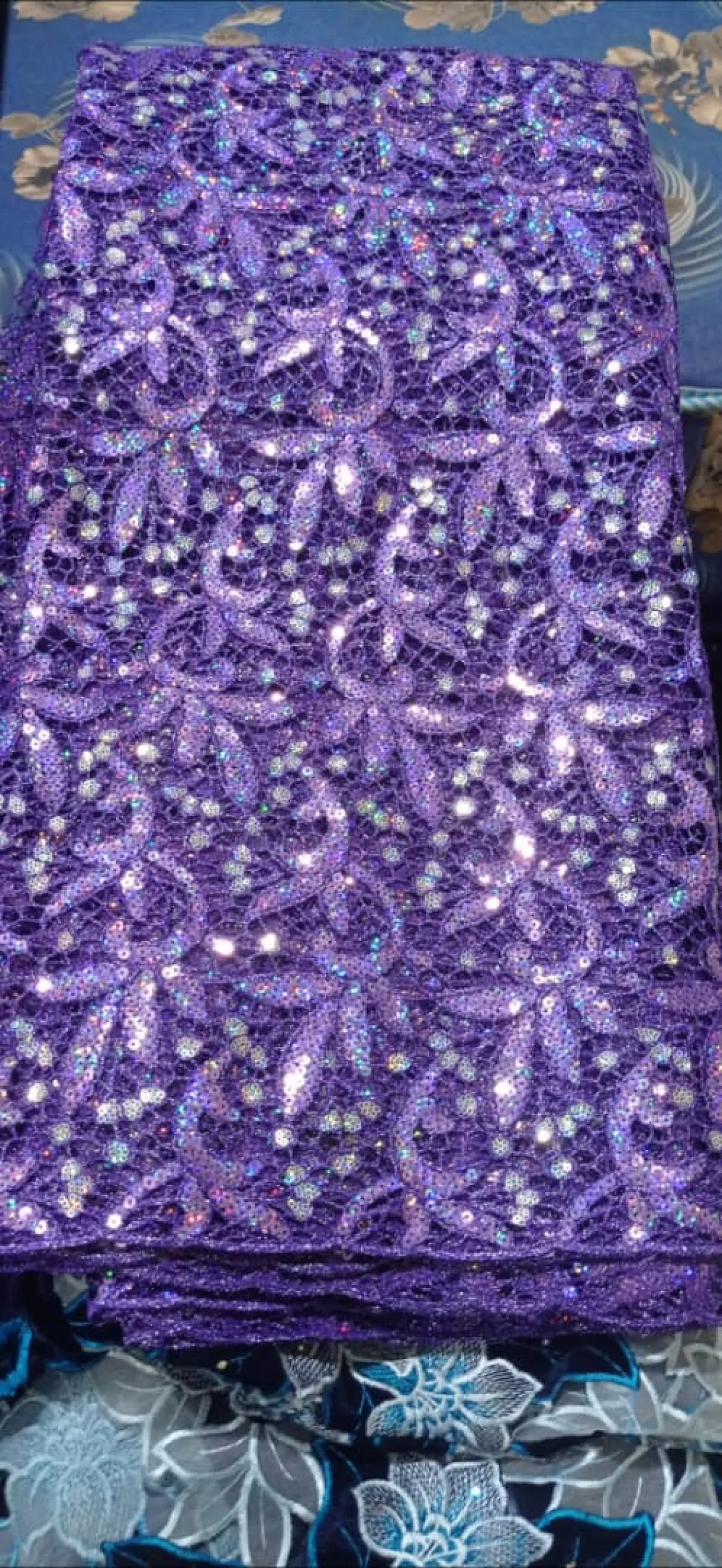 Dazzling Sequin Guipure Lace - Image 3
