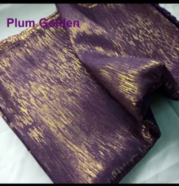 Metallic Plain Fabric