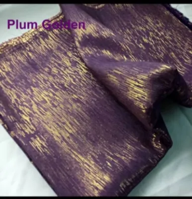 Metallic Plain Fabric