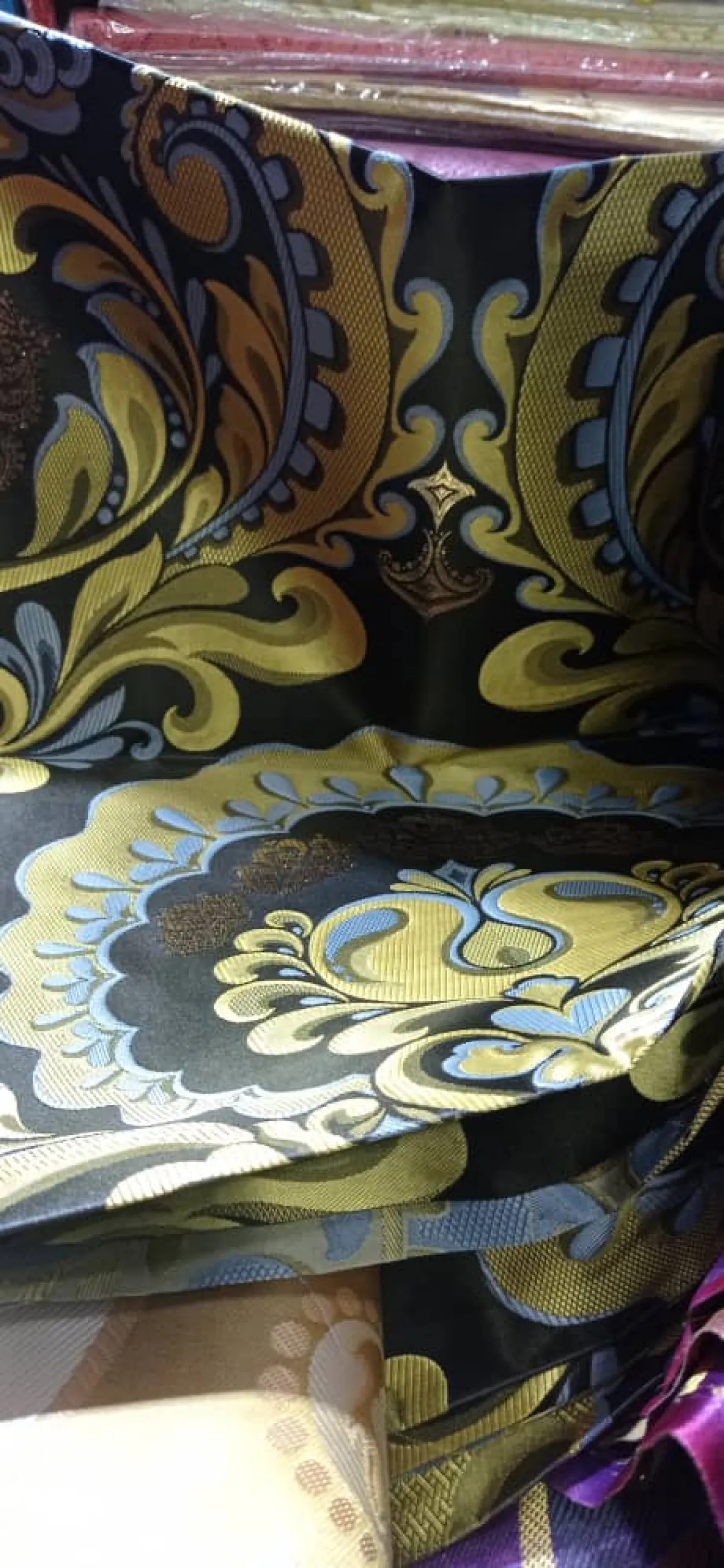 Ancient African Damask Fabric - Image 1