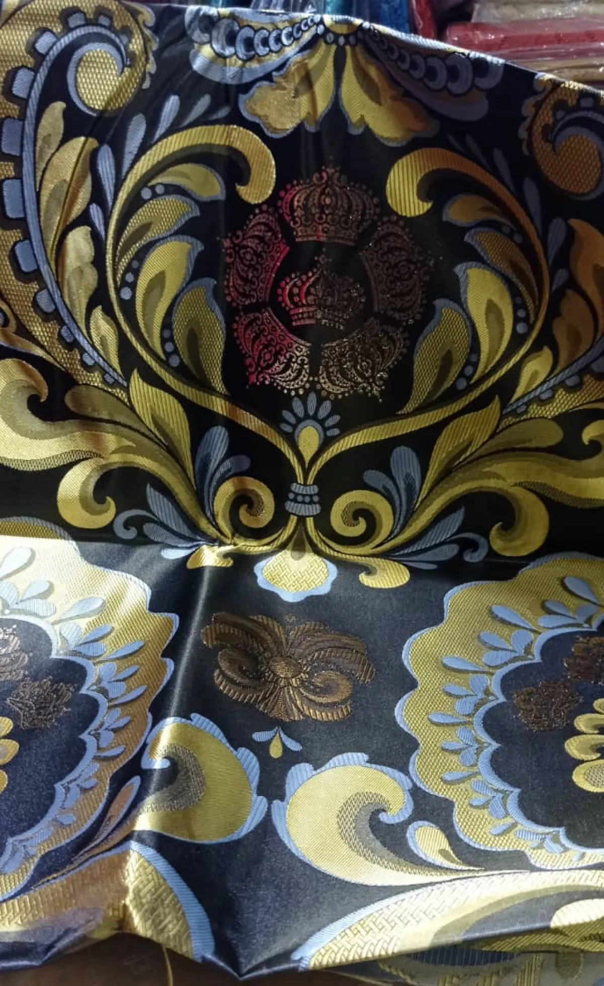 Ancient African Damask Fabric - Image 3