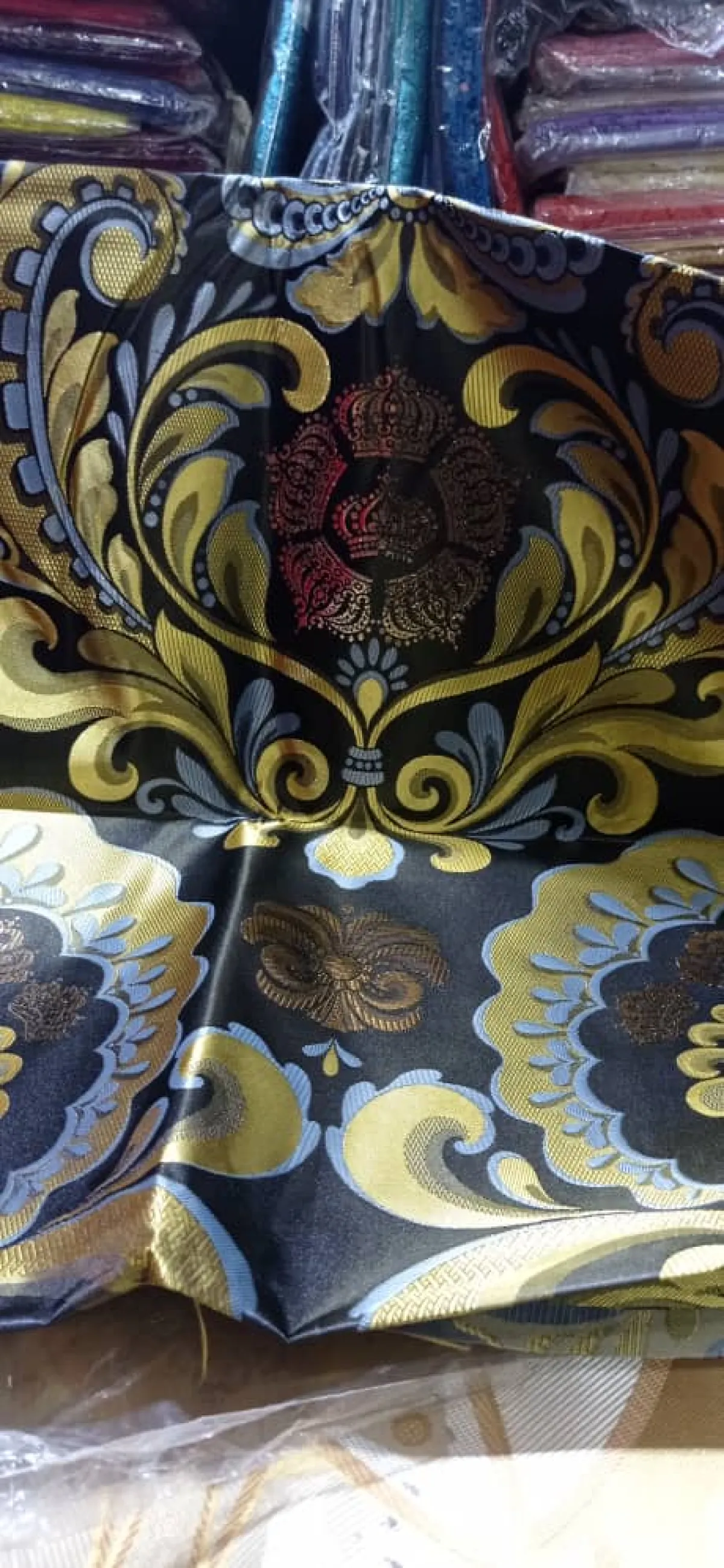 Ancient African Damask Fabric - Image 4