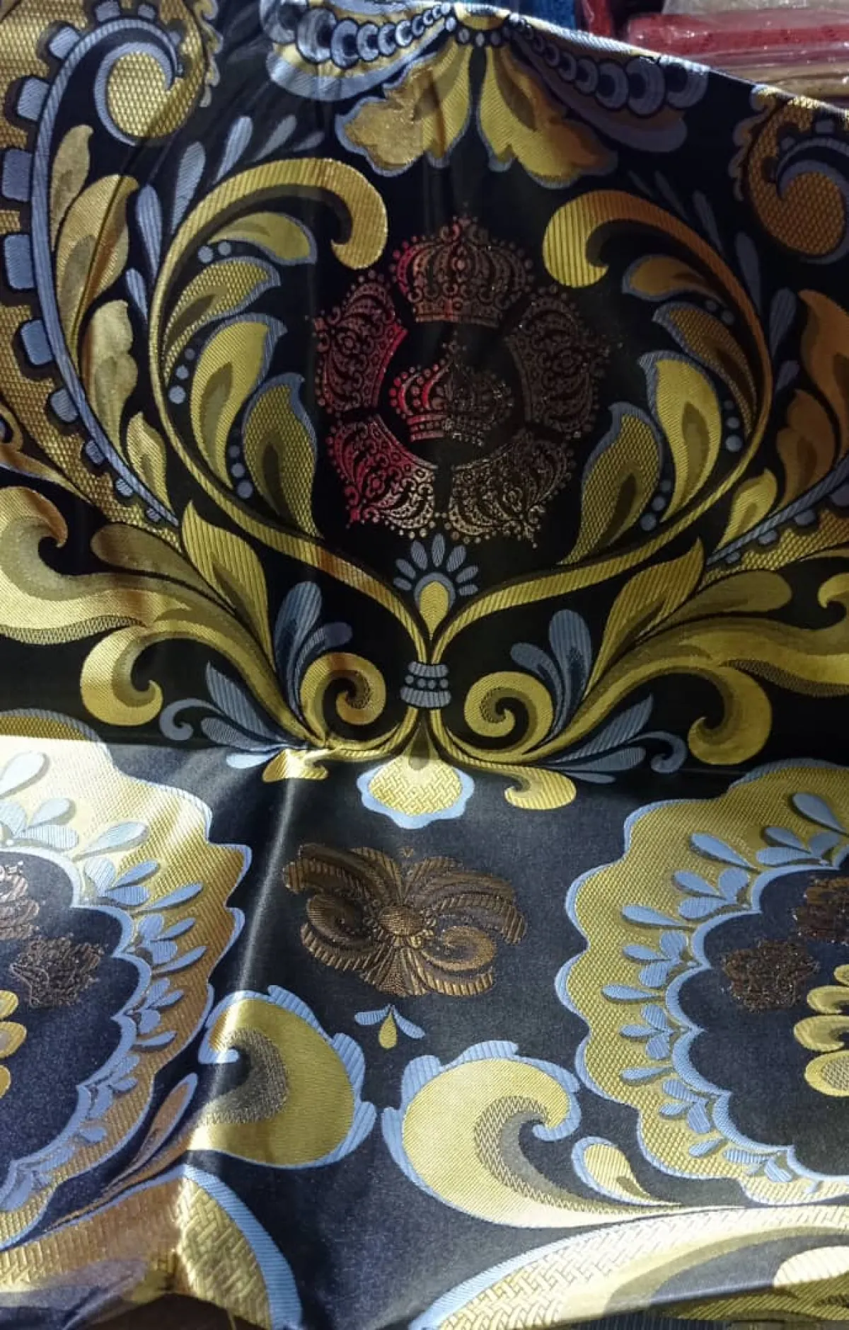 Ancient African Damask Fabric - Image 5