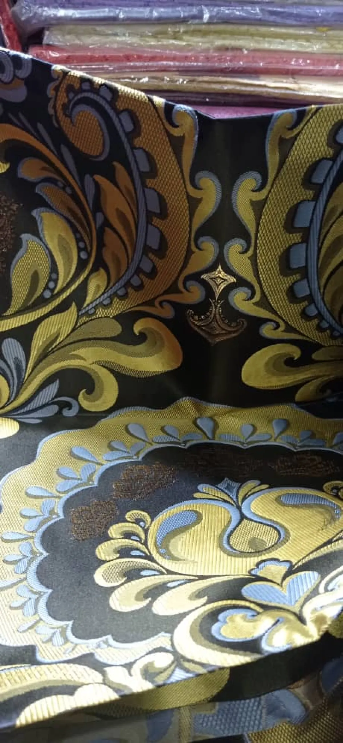 Ancient African Damask Fabric - Image 6