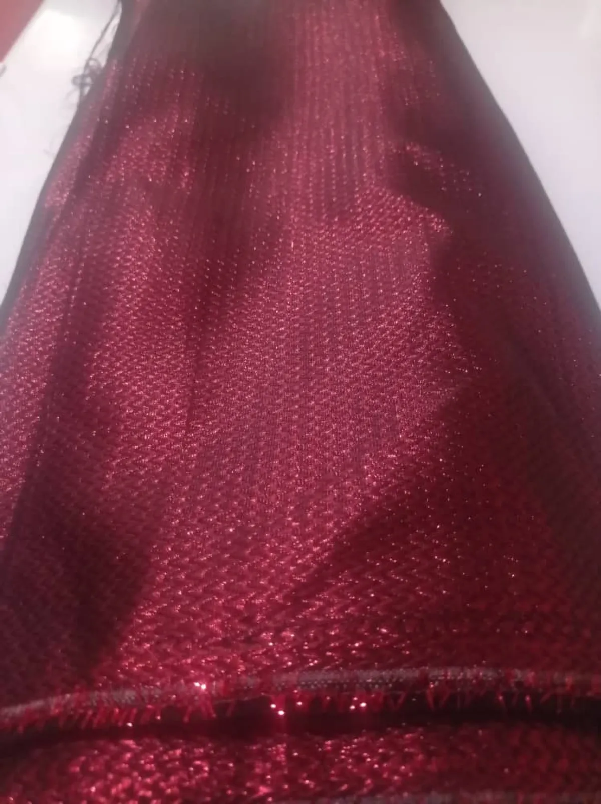 Wine Colour Plain Brocade - Image 4