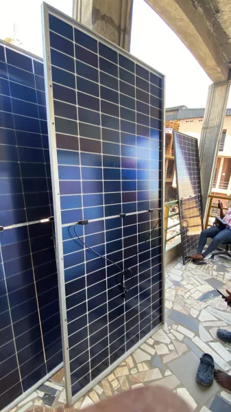 620 watt biffacial Solar panels