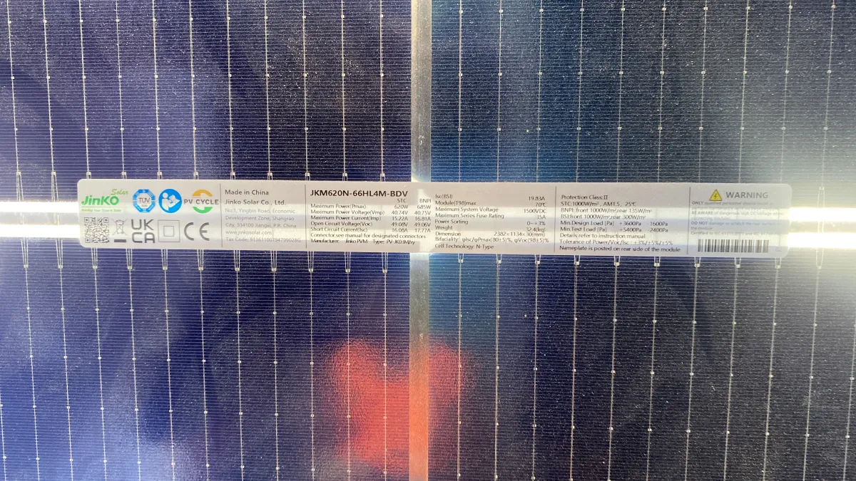 620 watt biffacial Solar panels - Image 4