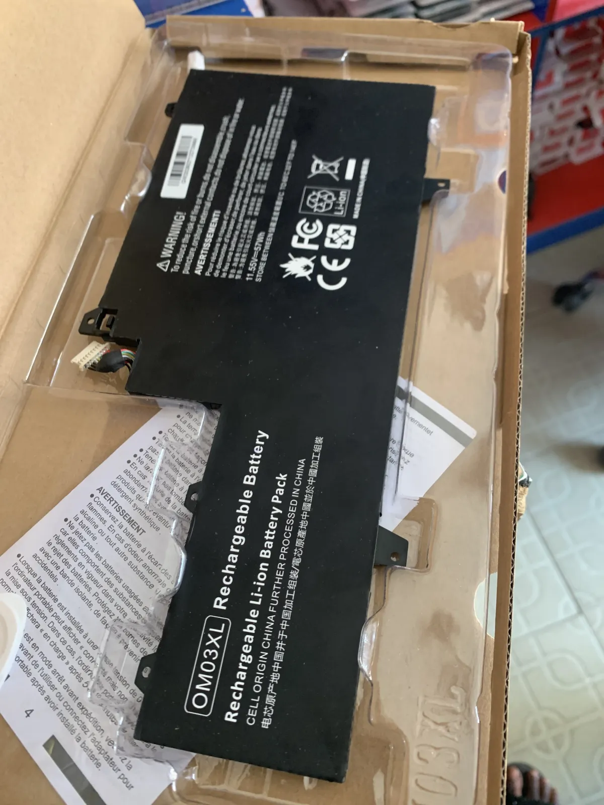 OM03XLCompatible with HP EliteBook X360 1030 G2 HSTNN-IB70 863167-1B1 - Image 1