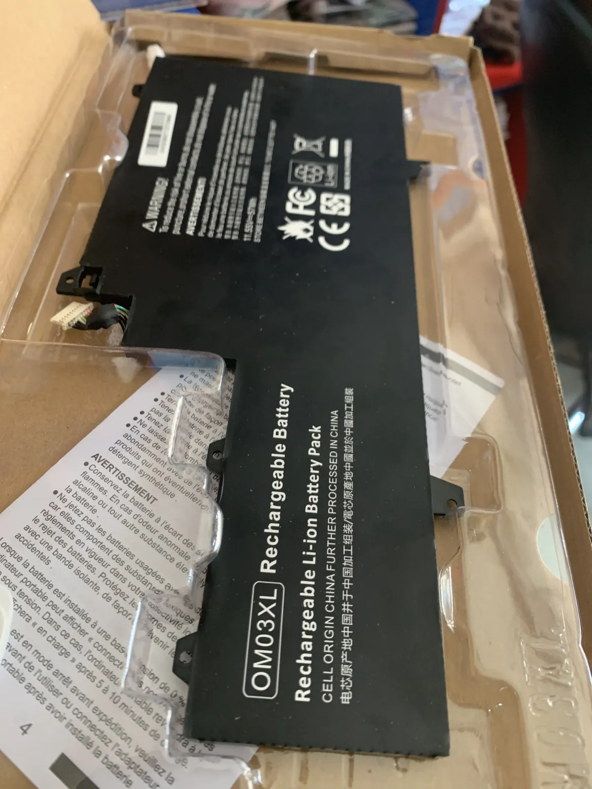 OM03XLCompatible with HP EliteBook X360 1030 G2 HSTNN-IB70 863167-1B1 - Image 2