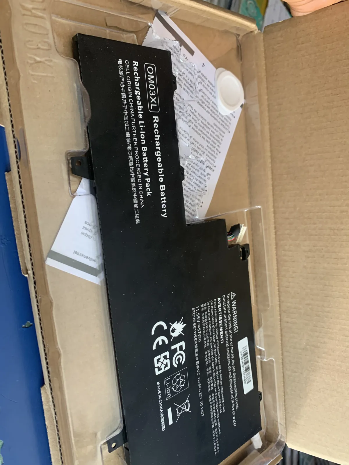 OM03XLCompatible with HP EliteBook X360 1030 G2 HSTNN-IB70 863167-1B1 - Image 3