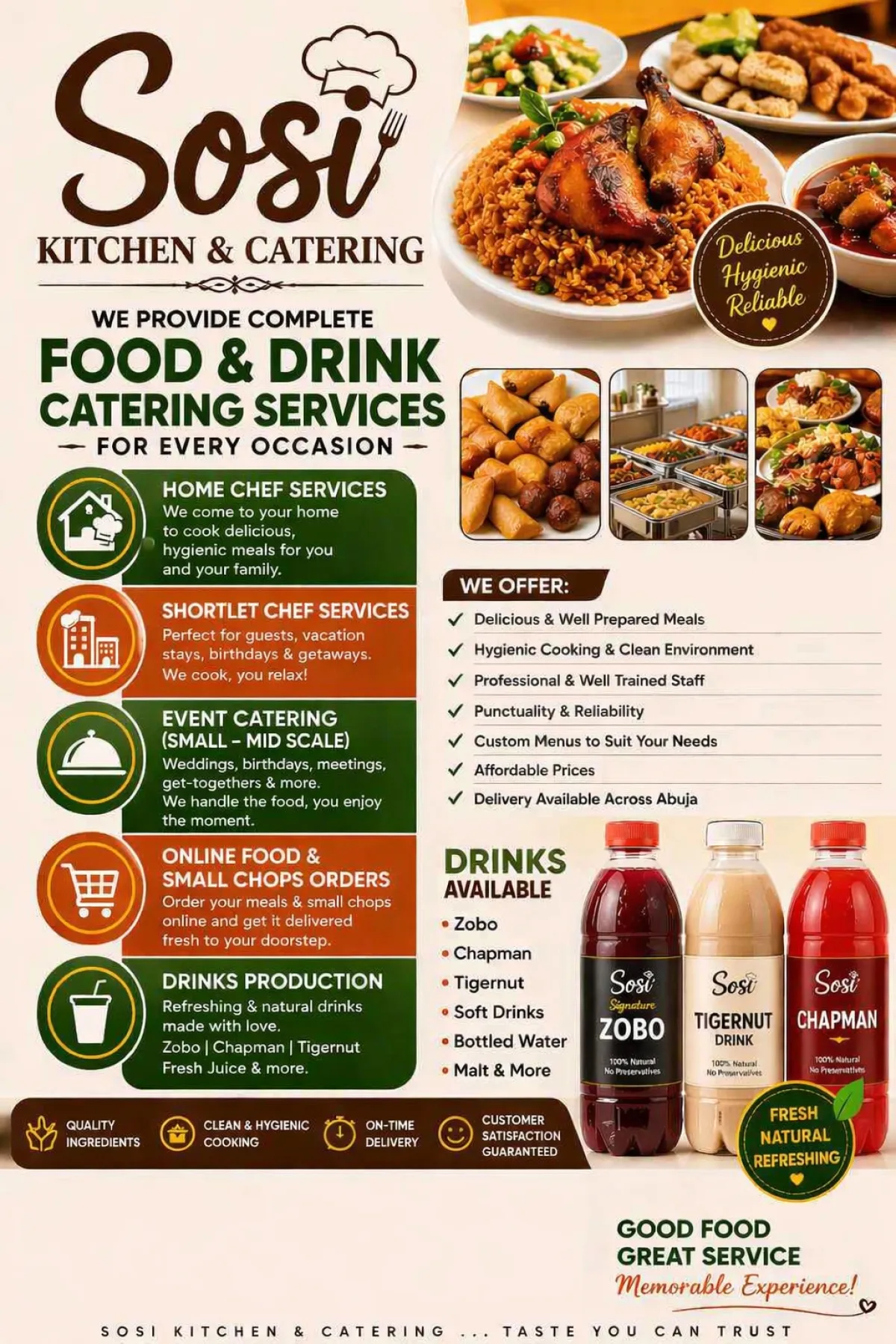 Sosi Kitchen Catering Taste You Can Trust! - Image 1