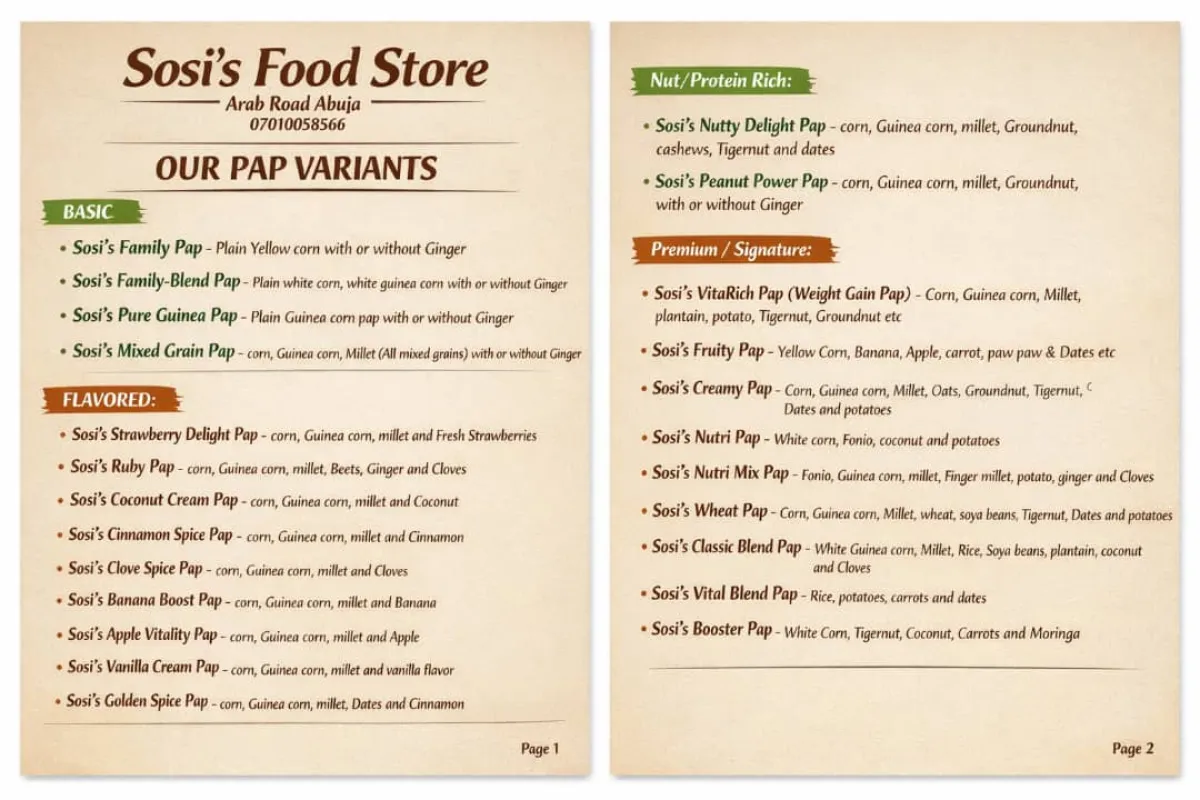 Fresh Pap available in Abuja - Image 1