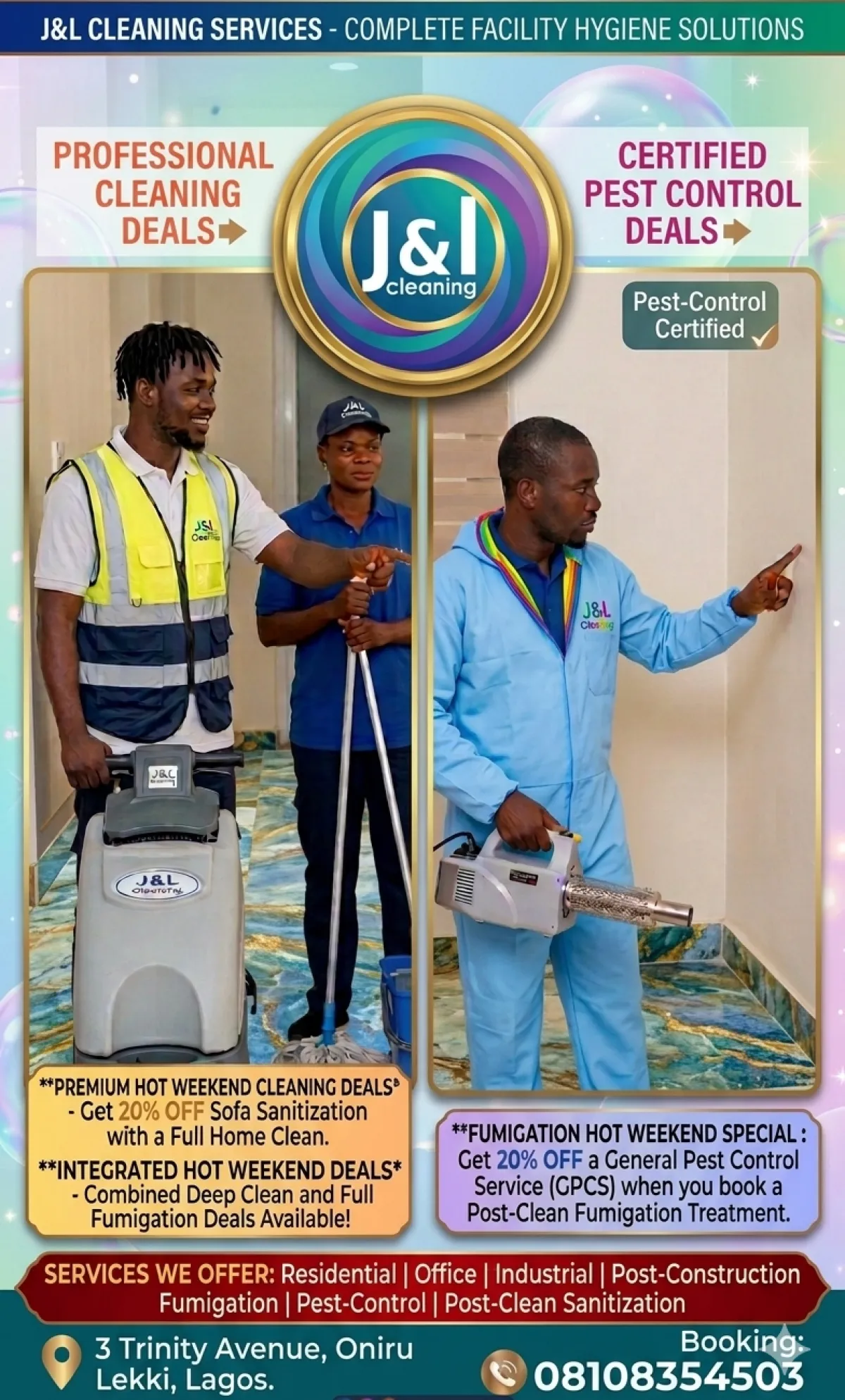 Cleaning and fumigation services in Nigeria - Image 1