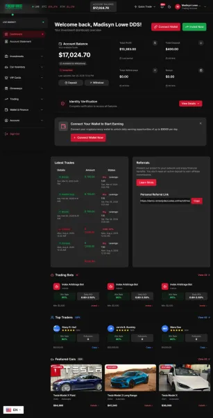 Elon Musk Tesla Investment Website PHP Script Premium HYIP Investment