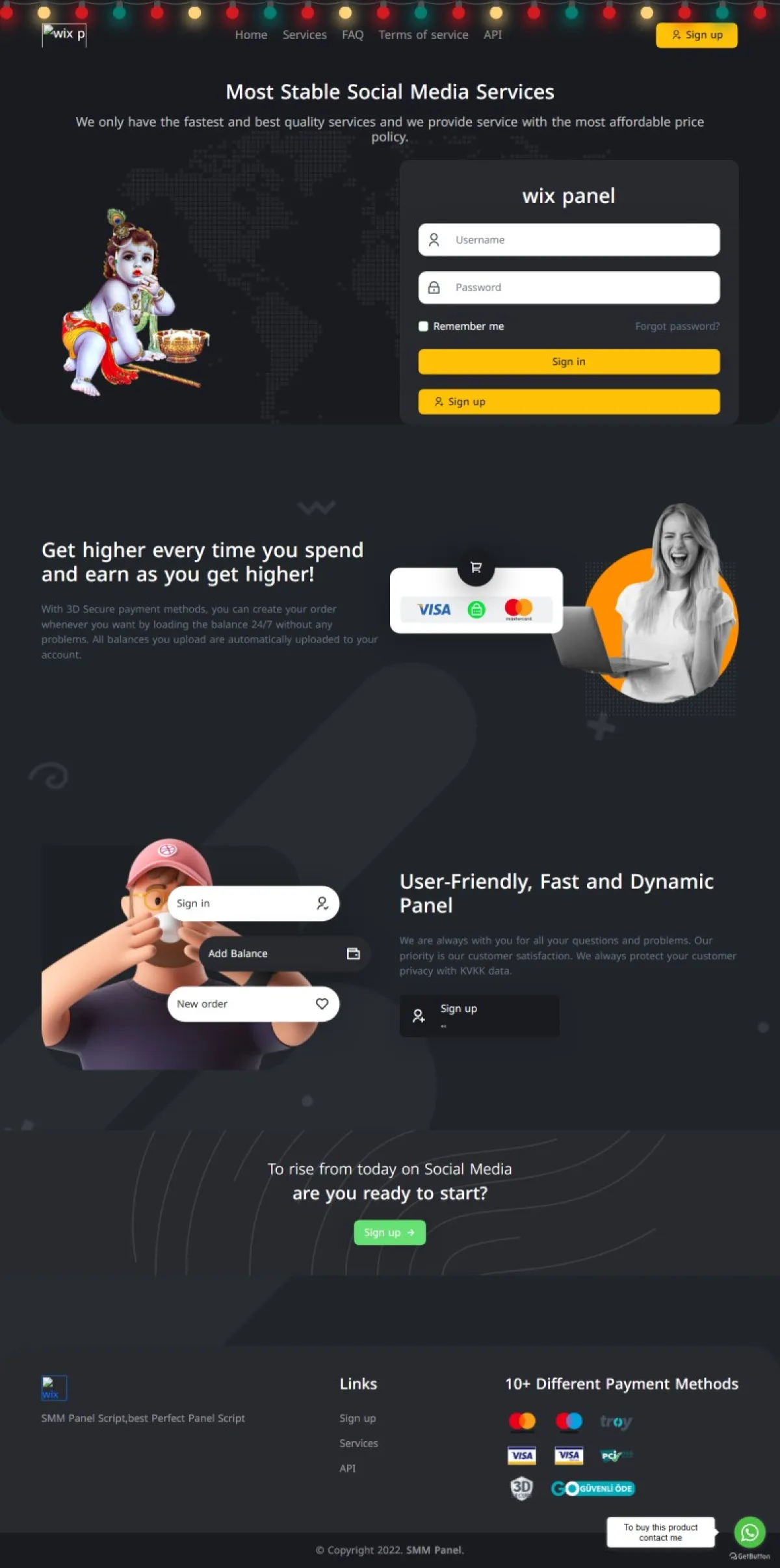 Smm Panel Script Sell Social Media Likes and Followers Script - Image 2