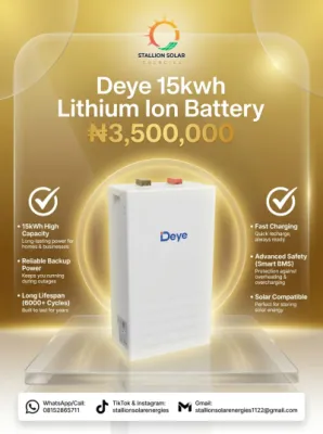 Deye 15kwh Battery