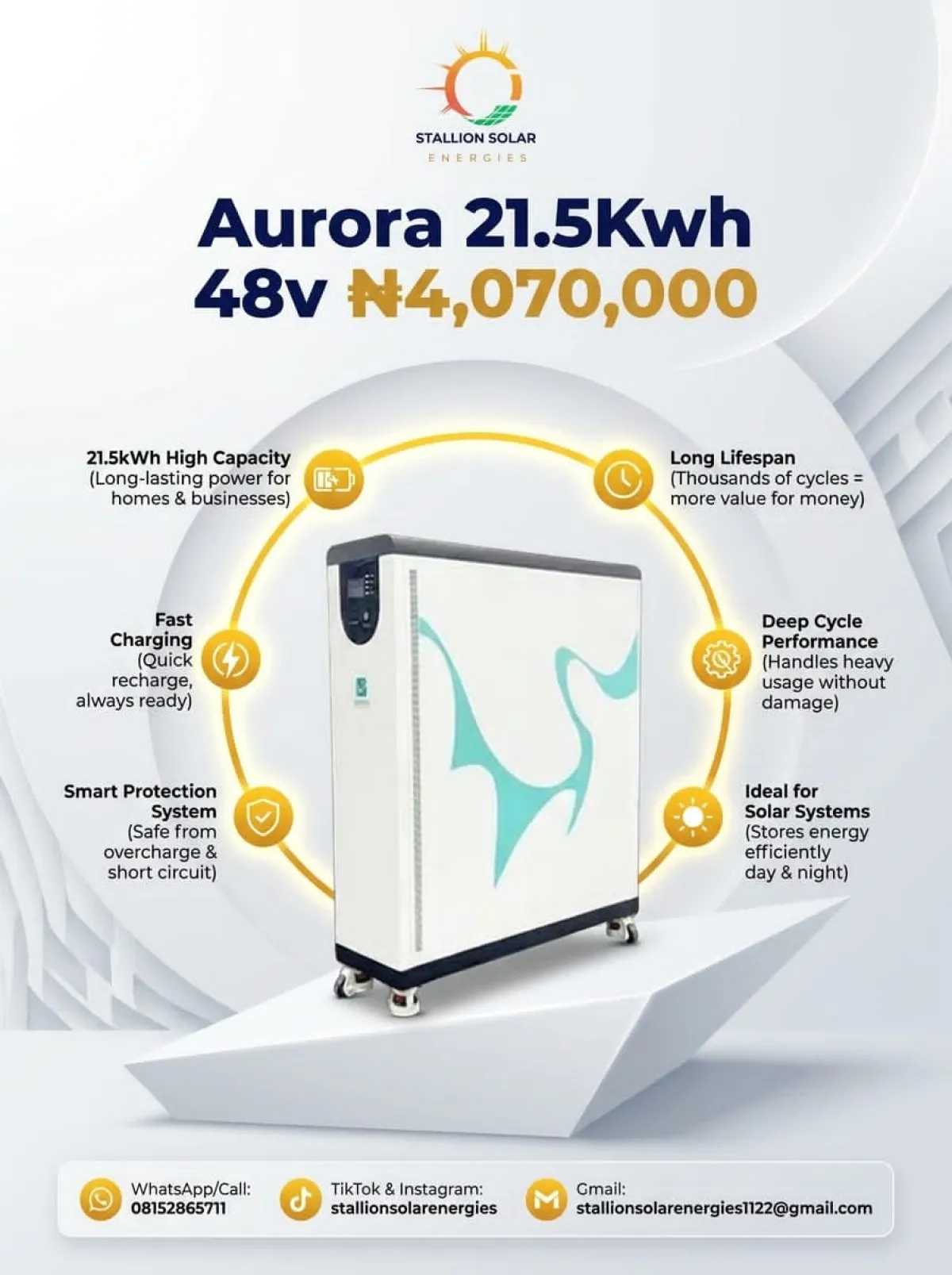 Aurora 21. 5Kwh Battery - Image 1