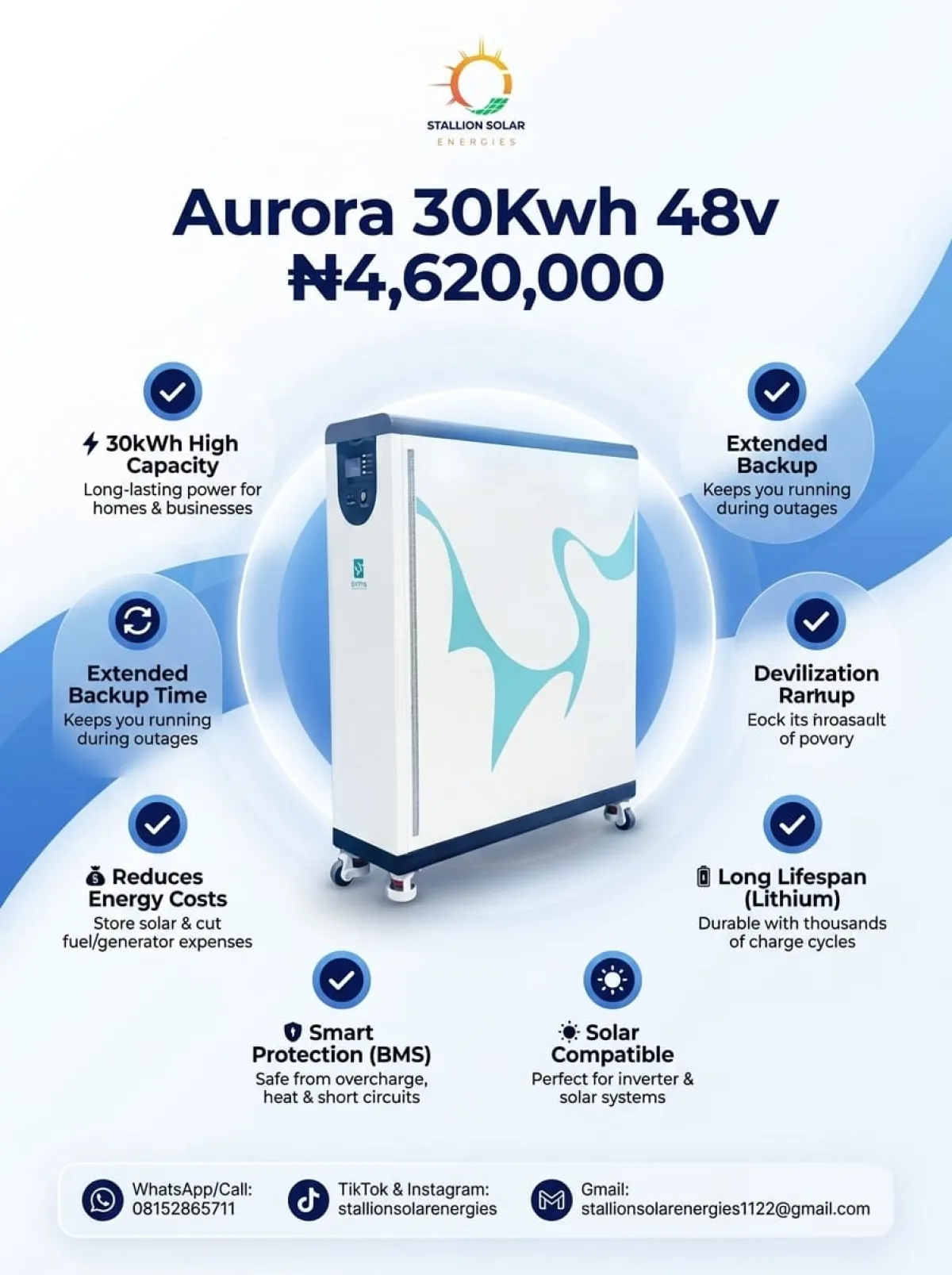 Aurora 30Kwh Battery - Image 1