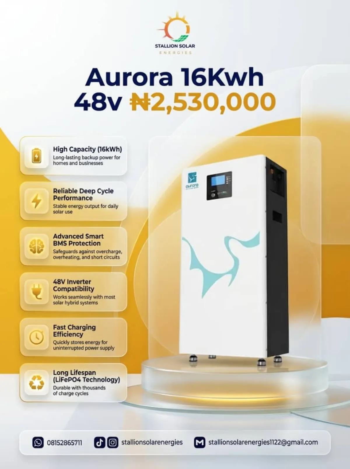 Aurora 16Kwh Battery - Image 2