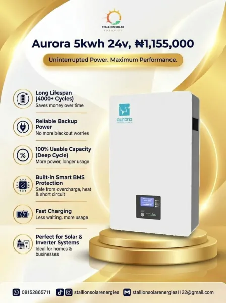 Aurora 5Kwh Battery